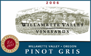 Willamette Valley Vineyards 2006 Pinot Gris